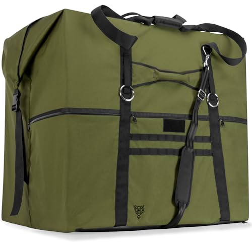 Xtreme Sight Line ~ G CUBƎ 450 Faraday Bag for Large Generators and Electronics ~ Protects Against EMP/CME/EMF/RF ~ Diamond Form Farday Lined Interior ~ OD Green
