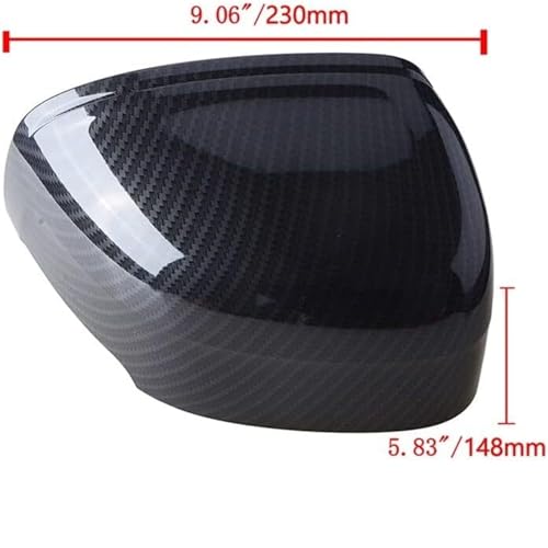 Coques rétroviseurs latéraux pour voiture : lot de 2 couvercles de protection extérieure ABS