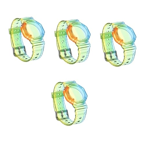 Bracelet de montre garçon fille TPU Lurrose anti-choc étanche et maintien sécurisé