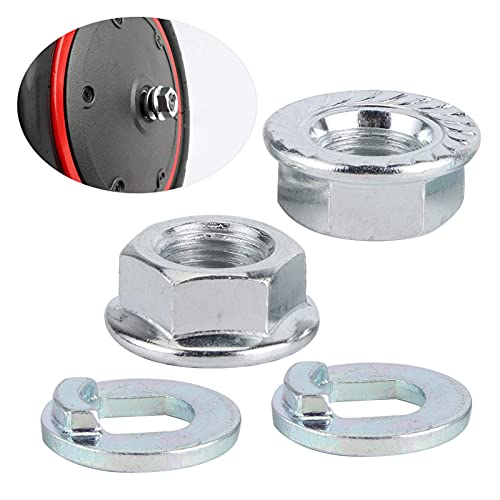 RiToEasysports Electric Scooter Nuts Steel Alloy Scooter Front Wheel Nut Replacement Compatible with M365 PRO