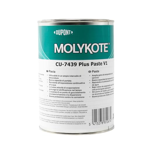 Molykote Cu-7439 Plus pâte lubrifiante au cuivre de 1kg pour pièces métalliques