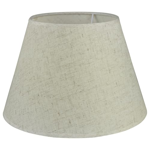 Sinta Abat-jour en tissu 30 cm - Remplacement moderne - Culot E14/E27 - Petit abat-jour de rechange pour bougie en cristal - Lustre en cristal - Lampe murale -...