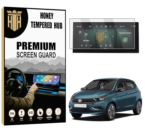 Image of Screen Guard For (TATA TIAGO 2025) 10.25 Inch Infotainment (Thin Bezels) Anti Scratch /TataTiago Car Digital Display Accessories [Not Tempered Glass]