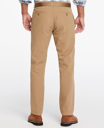 Savane Men's Straight-fit 100% Cotton, Flat Front Chino, Comfortable Stretch, Work, Dress Casual Pants3