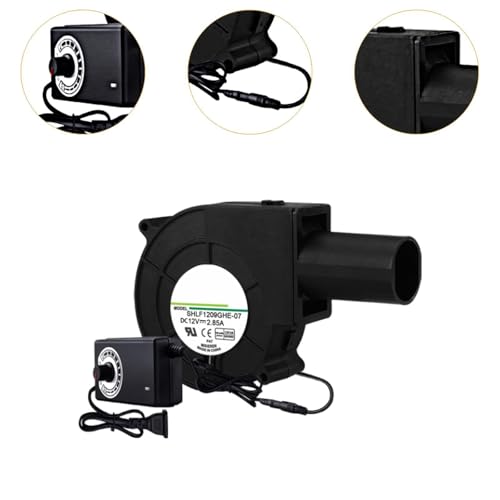 Image of BBQ Blower Portable Electric Air Blower for Charcoal Starter Outdoor Bellows