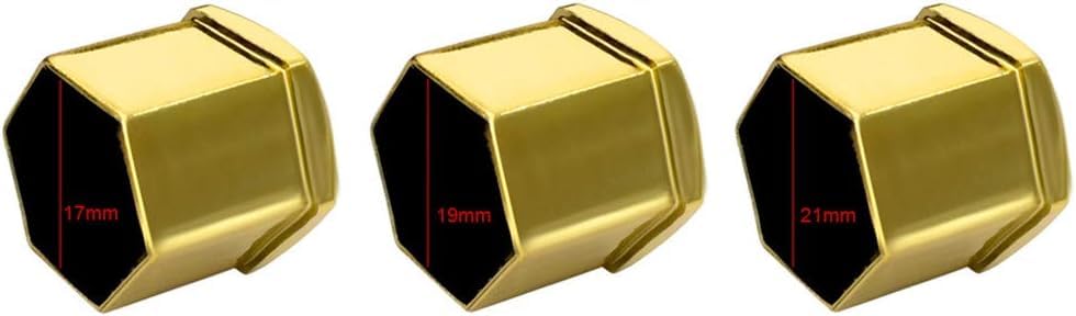 Pokrowce na nakrętki kół, uniwersalne, antykorozyjne, ABS, 20 szt., 17 mm, 19 mm, 21 mm, ochrona nakrętek koła opony do stylizacji samochodu