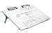 Visual Edge - Slant Board for Writing – Adjustable Magnetic Whiteboard & 22° Angle Ergonomic Desk for Reading, Writing, Drawing and Studying – Portable Tabletop Stand for Students and Teachers - Green