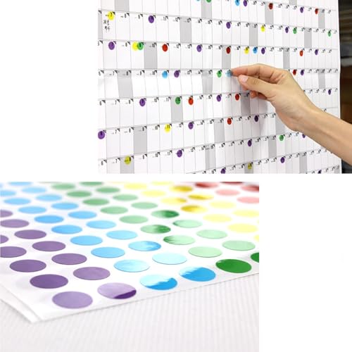 Calendário do ano 2025,Calendário de parede do ano completo 2025 - Calendário de parede anual de 365