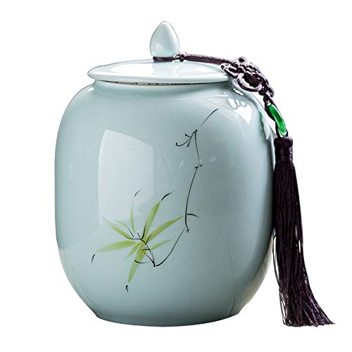 Urnas para cenizas de adultos - Urna funeraria de cerámica para cenizas humanas, mujeres u hombres - Urna conmemorativa para cenizas humanas, cenizas de mascotas, ataúd para adultos (mediano) Star of
