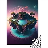 【Tamaño final】Este rompecabezas Magic_island está fabricado con tecnología de impresión premium avanzada. Cada pieza tiene una forma única para proporcionar un nivel extra de autoevaluación y concentración, y puede inspirar eficazmente la reflexión, entrenar el juicio y la paciencia.