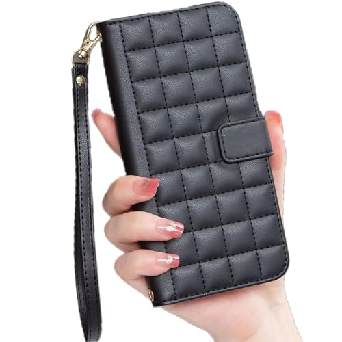 Rnrieyta Miagon Classico Custodia per iPhone XR,Flip Wallet Case Quadrato Cover Protettiva Caso in PU Pelle Portafoglio Custodia con Magnetica a Scatto Slot Cart
