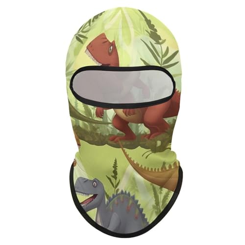 Balaclava de Dinosaurios para Hombres y Mujeres, Máscara Facial Antisolar Transpirable con Cobertura Total de la Cabeza para Senderismo, Ciclismo, Correr, Conducir miniatura 7