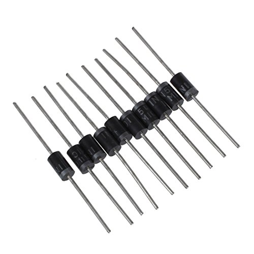 Hztuang 10 x 1N5404 400V 3A Diodos de rectificador de silicio de plomo axial