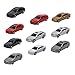 10Pcs HO Scale Model Vehicle Car, 1/87 Mini Vehicle Racing Car Architecture Model Train Accessories for Parking Scenery Street Layout Table Diorama Decoration