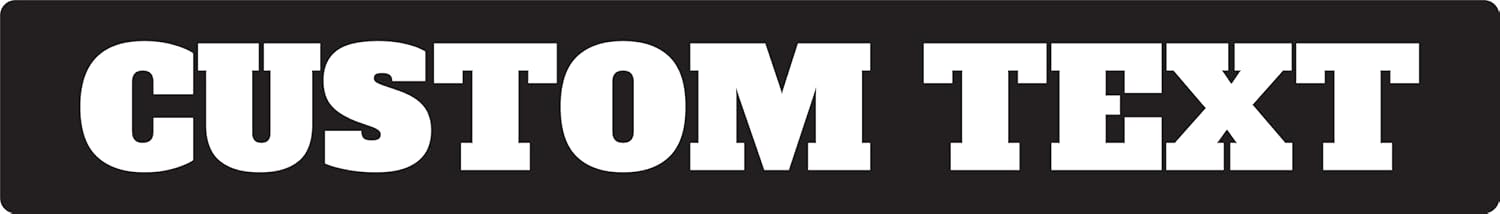 Custom Text Black Background Club Car Precedent Golf Cart Front Name Plate. Fits Club Car Precedent Carts. Custom Made in The USA!!