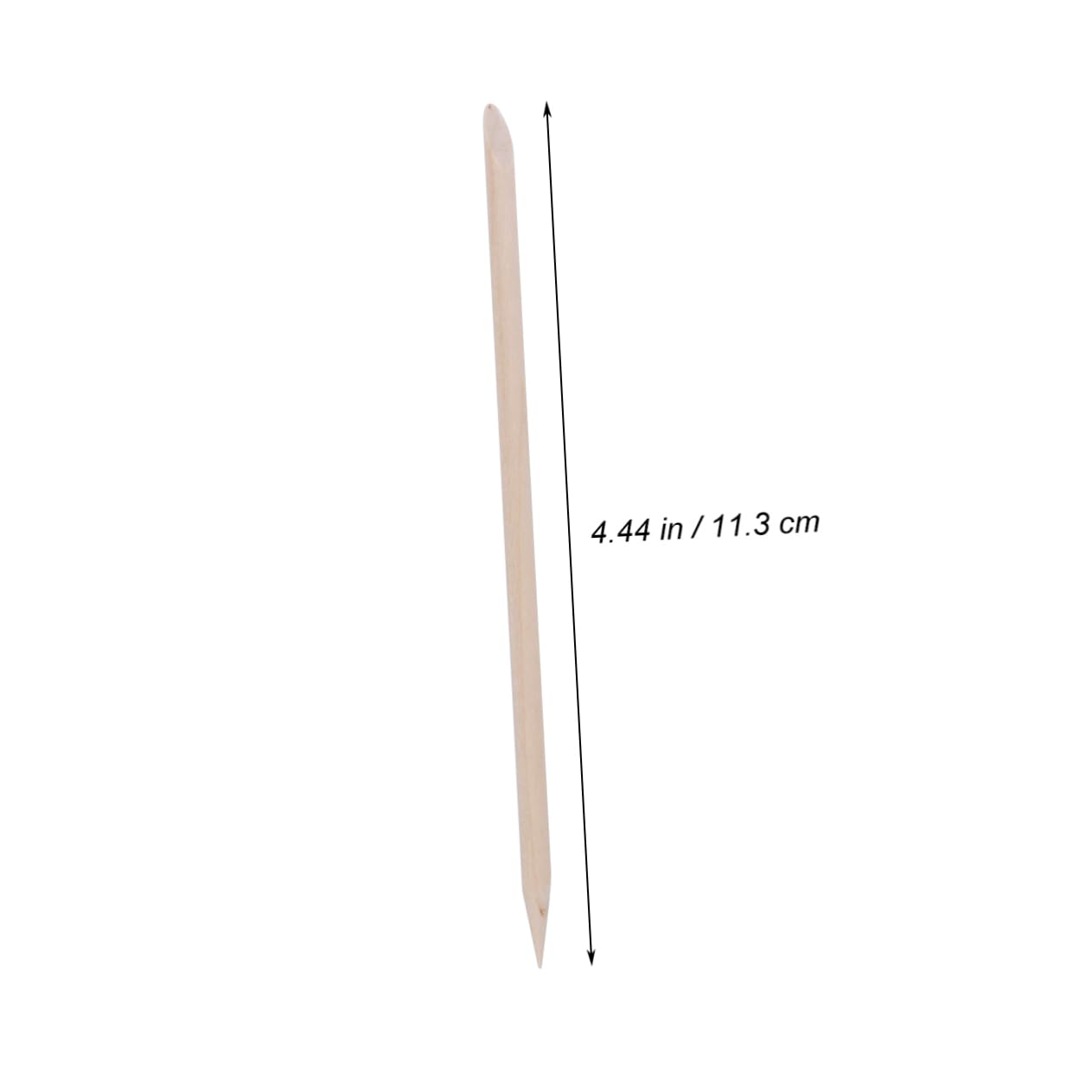 minkissy 1000pezzi Bastoncini Legno Arancione Per Unghie Spingi Cuticole e Rimuovi Smalto Strumento Manicure Professionale Legno Duro Design Ergonomico Con Punta Piatta e Angolata