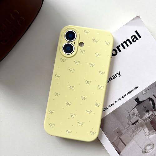 Coque silicone iPhone 17 jaune texture douce et protection durable de haute qualité