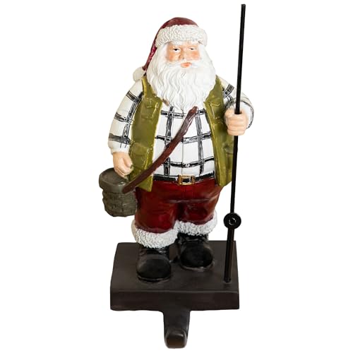 Northlight Fishing Santa Claus Christmas Stocking...
