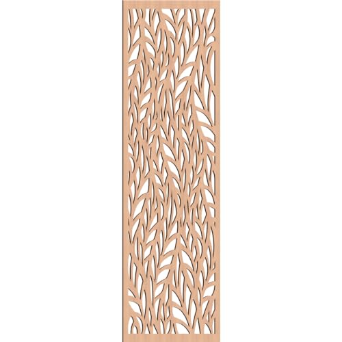 Image of Ortonville Decorative Pierced Fretwork Wood Wall Panels, 33 3 /8 inchW x 84 3 /8 inchH x 1 /4 inchT, Alder