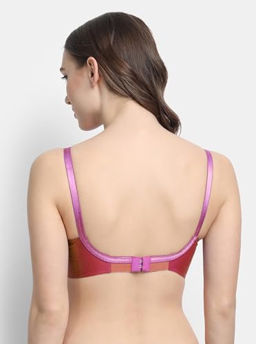 Image of VSTAR Queen U Black CLR Soft Cotton Bra for Women | Wirefree, Single Layered Seamed Cups | Adjustable Straps | Comfy Non Padded Bra 32 | Cool Grey