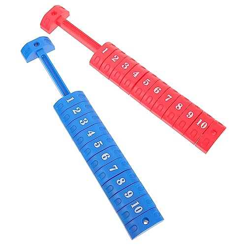 Mikikit 2Pcs Portable Scoreboard for Foosball Table Compact Score Counters for Soccer Games Design for Tracking