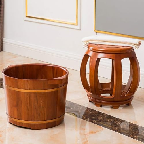 Balde de Spa para Pies de Madera de Roble miniatura 2