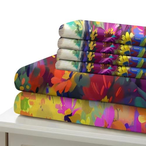 Housse de couette chèvre 3D King 220x240 cm en microfibre