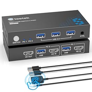 Steetek STK-S7232H HDMI 4K@60Hz KVM-Switch
