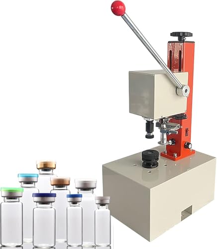 KYTGFH Semi-Automatic Capping Machine for Bottles-Adjustable Sealing Time for Medicines, Chemicals, and Cosmetics