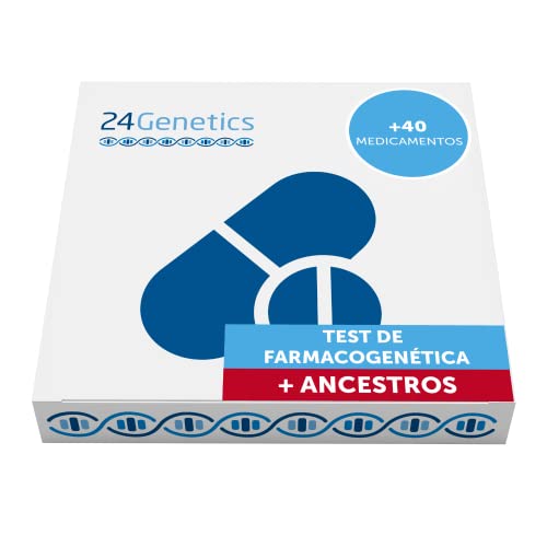 24Genetics PHARMACOGENOMICS: DNA Home Test for PGx Pharmacogenomics and Personalized Medicine. Includes at-Home Swab Collection kit