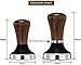 Diguo Elegance Wooden Coffee Tamper. Flat Espresso Tamper for 58mm Portafilter. Stainless Steel Flat with Height Adjustable Wooden Handle. Barista Espresso Tamper(58mm Tamper)