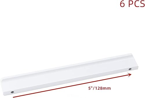 Miniatura 3 de WDONAY 6 tiradores de gabinete de aleación de aluminio en forma de T, herrajes para cocina, baño, dormitorio, centro de agujeros de 5 pulgadas