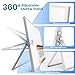 Marsrock Dry Erase White Board with Stand,Double-Sided Whiteboard 12