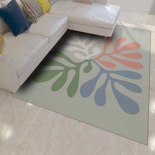 Tapis de salon boho chic lavable beige pour une ambiance feutrée - 4