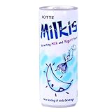 Lotte Milkis Carbonated Soda Drink 8.45 fl oz x 30 Cans (Milk & Yogurt Flav.)