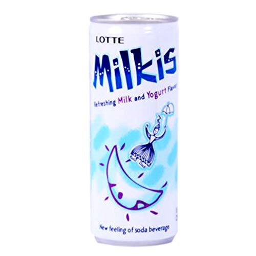 Lotte Milkis Carbonated Soda Drink 8.45 Fl Oz X 30 Cans (Milk & Yogurt Flav.) #TOP11