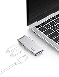 Extreme Mini: UGREEN USB-C Hub ist speziell für MacBook Series entwickelt. Das extrem kompakte Design macht es leicht tragbar und spart Platz auf dem Desktop.