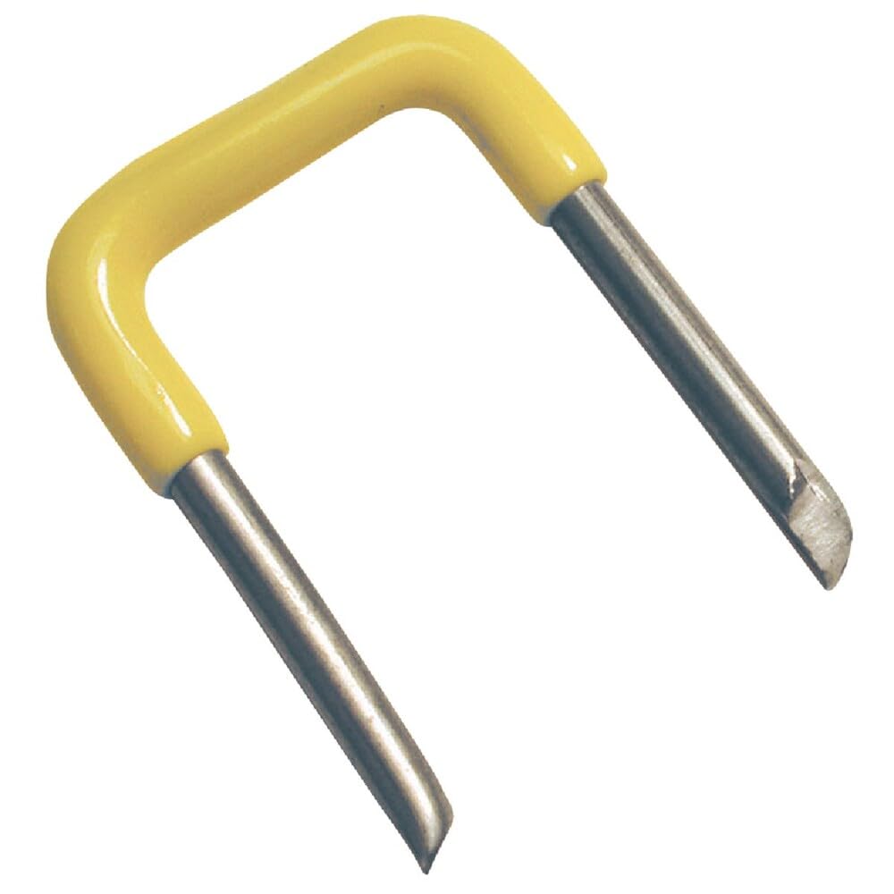 Gardner Bender MDI-1550Y PVC Insulated Metal Staple, 1/2 x 1-Inch