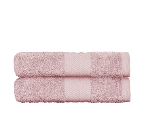 Victorio & Lucchino Juego de Toallas 100% Algodón (Rosa Palo, 2 Toallas Ducha)