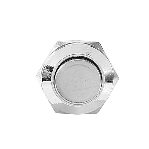 Walfront 12Mm Momentary Push Button Switch,Stainless Steel Metal Shell Push Button Switch 36V 2A For 12Mm 1/2" Mounting Hole, Buttons And Indicators #TOP7