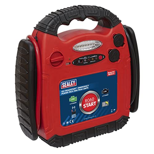 Image of Sealey Rs131 Roadstart Emergency Power Pack 12V 900 Peak Amps