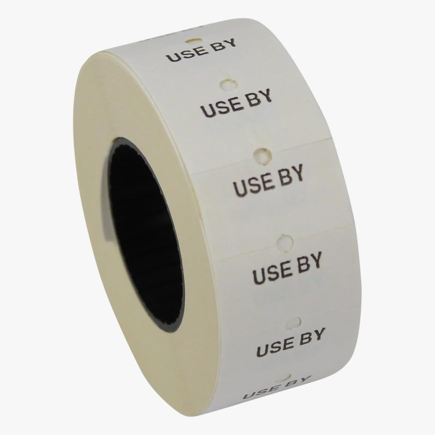 JIO CT1 21 x12 mm Price Gun Label Use by Stickers Tags, Compatible with Avery, sato, Puma, Lynx, motex & Many More Price Gun Refill for Retail Shop and Tagging 30-Roll