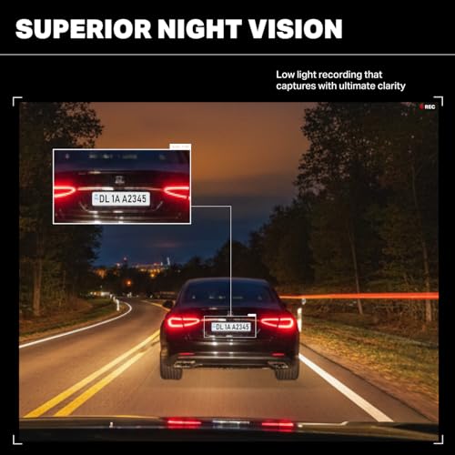 Image of Boat 2026 Edition Hive Dashcam E1, 1296P Full HD Recording, G-Sensor Emergency Recording, Loop Recording, Low Light Vision, Wide Angle FOV, Built-in Wi-Fi, Mic, Speaker, App Support (Space Black)