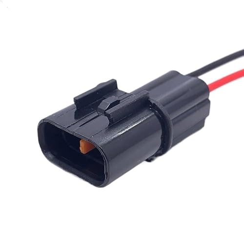 1 Set 2 Pin PB625-02027 Car Fog Lamp ABS Electrical Cable Connectors Wire Harness Plug PB621-02020(2Pin Male,1 Pc)