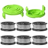 YWTESCH 0.065' Single Line Trimmer String Spool Fit for Greenworks Trimmer, 16Ft Auto-Feed Weed Wacker String...