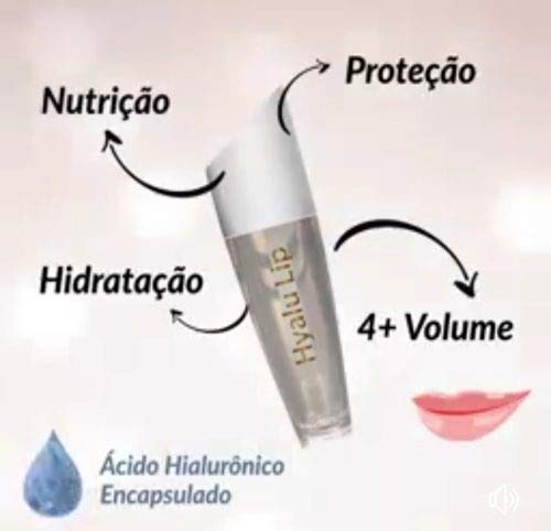 Hyalu Lip Preenchedor E Rejuvenecedor Labial Cosmobeauty Tipo de pele:Todos