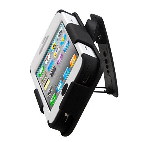 Mybat Tuff Holster Style 2 With Belt Clip For Apple Iphone 4S/4 - Retail Packaging - Black #TOP2