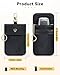 ZEXMTE Faraday Key Fob Protector,2 Pack Faraday Bags for Car Keys with Wristband,Suede Leather Key Fob Protector, Car RFID Signal Blocking Holder, Anti-Theft Key Protector Case