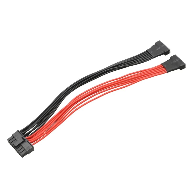 GreeSafety Accesorios para Drones 1PC 16 Agujeros 12S Hembra a 6S Conector Macho Cargador Lipo batería Equilibrio línea Cable Adaptador de Carga Cable de Enchufe for RC Planta UAV