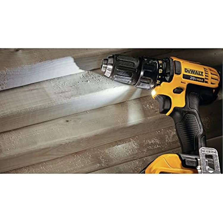DEWALT (DCK280C2) 20V MAX Impact Driver and Drill Combo Kit